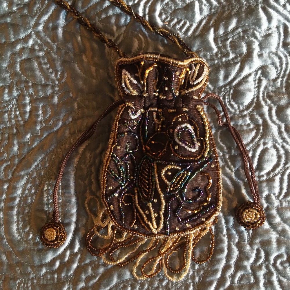 Beaded purse